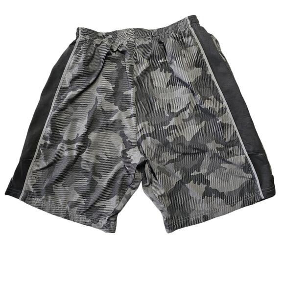 Nike Dri Fit Gray Camo Shorts with Mesh Brief  for Big Kid Size M - Picture 3 of 7